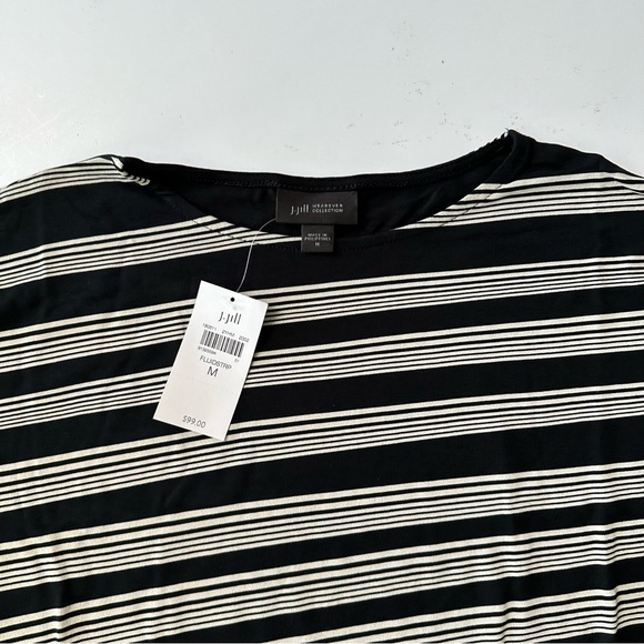NWT J. Jill Wearever Fluid Stripe Tunic Size M - Picture 4 of 11
